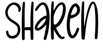 Sharen Font Image