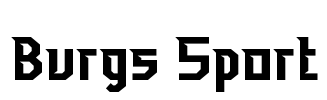 Burgs Sport Font Image