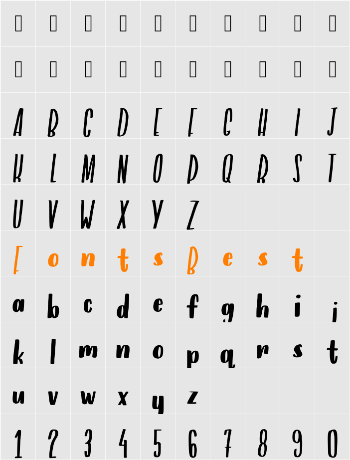 Adrienne Character Map