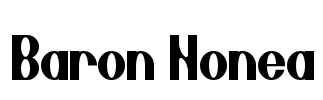 Baron Nonea Font Image