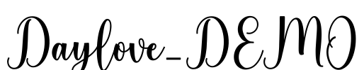 Daylove_DEMO Font Image