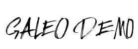 Galeo DEMO Font Image