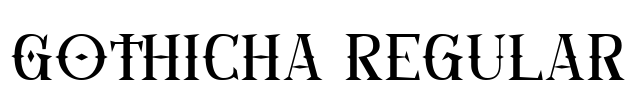 Gothicha Regular Font Image