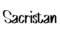 Sacristan Font Image