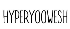 HyperYooWesh Font Image