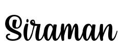 Siraman Font Image