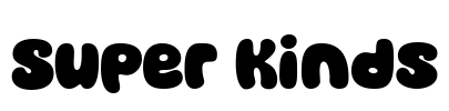 Super Kinds Font Image