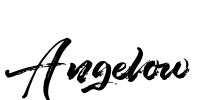 Angelow Font Image