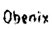Obenix Font Image