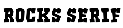 Rocks Serif Font Image