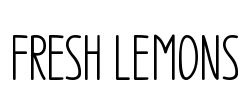 Fresh Lemons Font Image