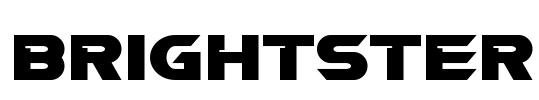 BRIGHTSTER Font Image