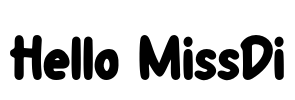 Hello MissDi Font Image