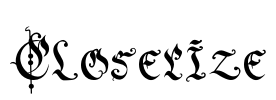 Closerize Font Image