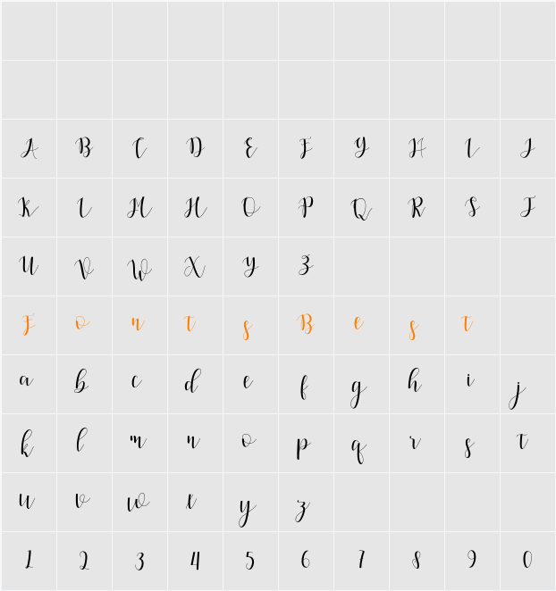 Amelisa Character Map