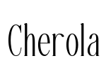 Cherola Font Image