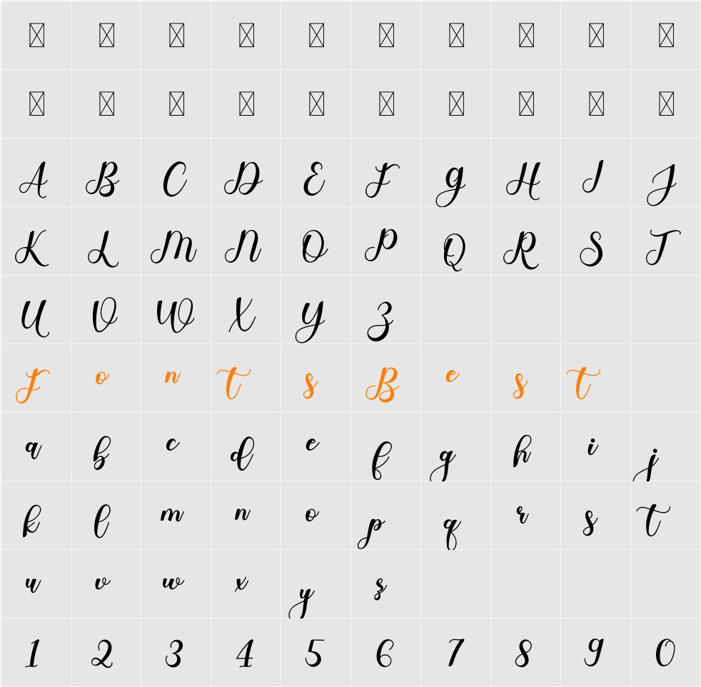 Magista Character Map