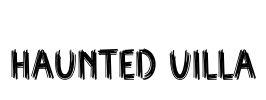 Haunted Villa Font Image