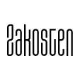Zakosten Font Image