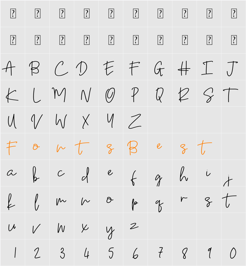 Anggeliana Character Map