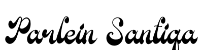 Parlein Santiqa Font Image