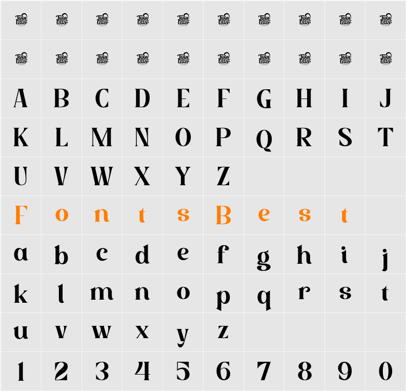 WALLYOZ Trial Character Map