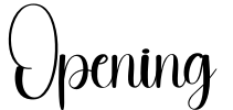 Opening Font Image