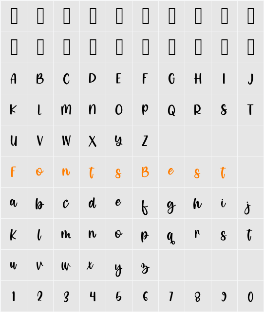 Simple Farmhouse Character Map