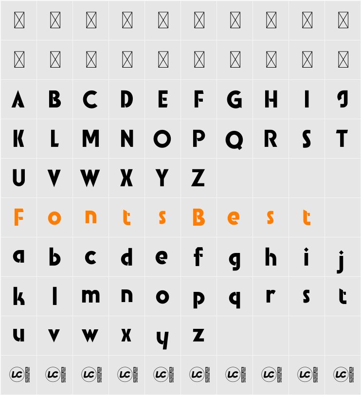 Aprl Character Map