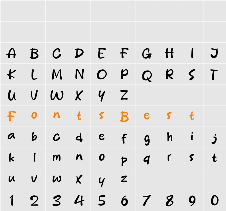 Daykids Character Map