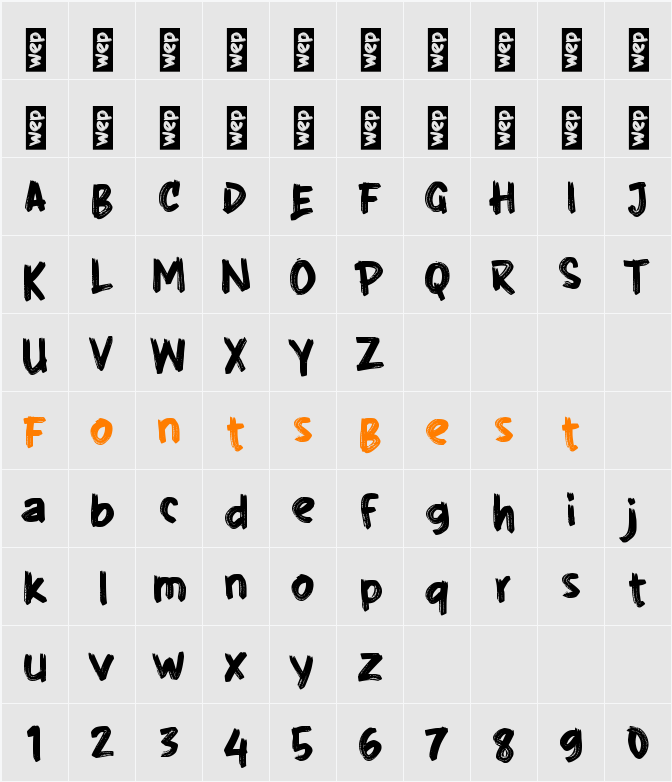 g Garez Character Map