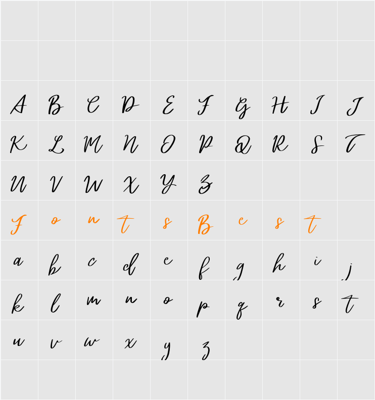 Atalintar FREE Character Map