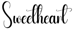 Sweetheart Font Image