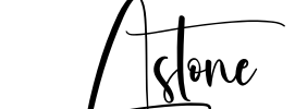 Astone Font Image
