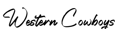 Western Cowboys Font Image