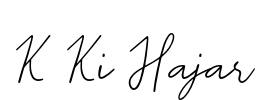 K Ki Hajar Font Image