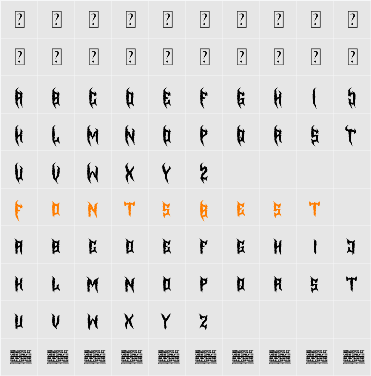 Braver Grave Character Map