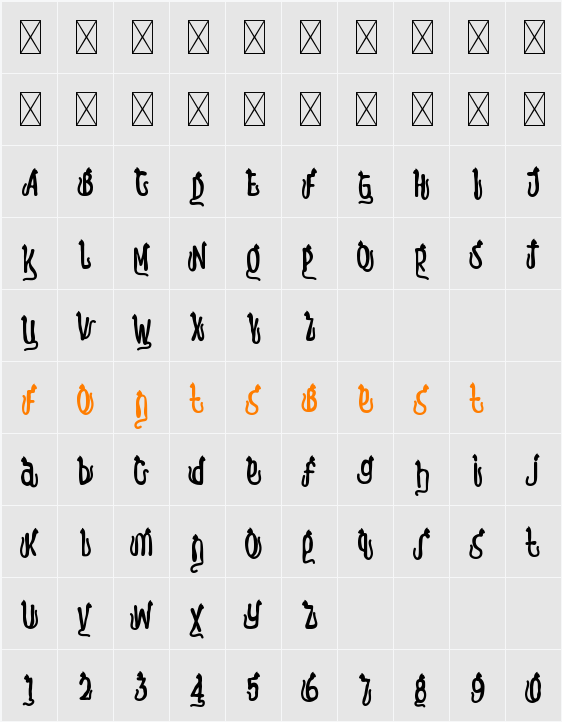 Meow Zilla Cat 1 Character Map