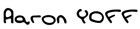 Aaron YOFF Font Image