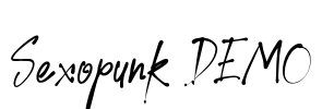 Sexopunk DEMO Font Image