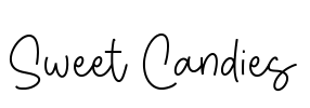 Sweet Candies Font Image