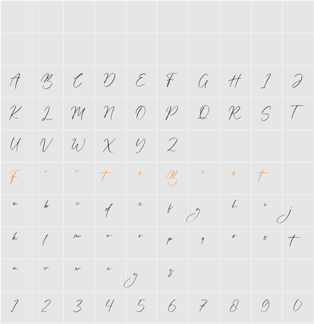 Brilliant Character Map
