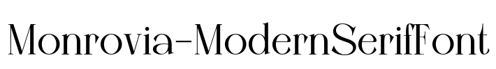 Monrovia-ModernSerifFont Font Image