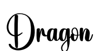 Dragon Font Image
