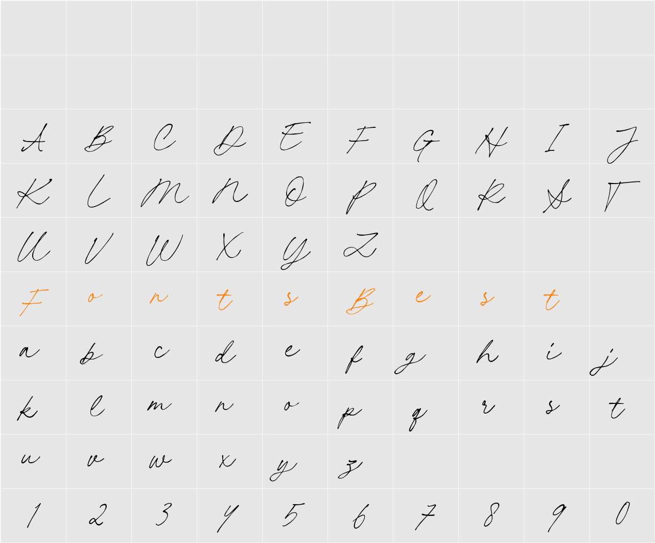 Claire Palmer Demo Script Character Map