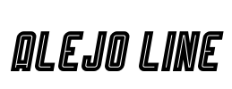 Alejo Line Font Image
