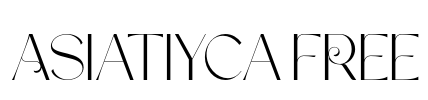 Asiatiyca FREE Font Image