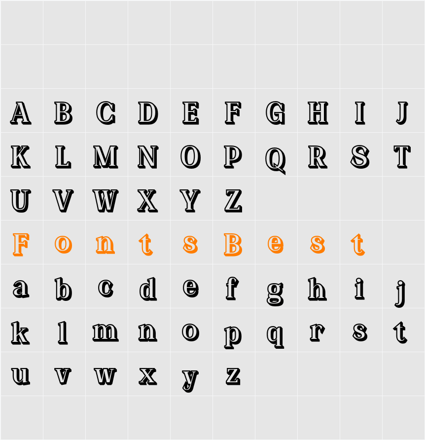Heidan 3D Demo rudeRight Character Map