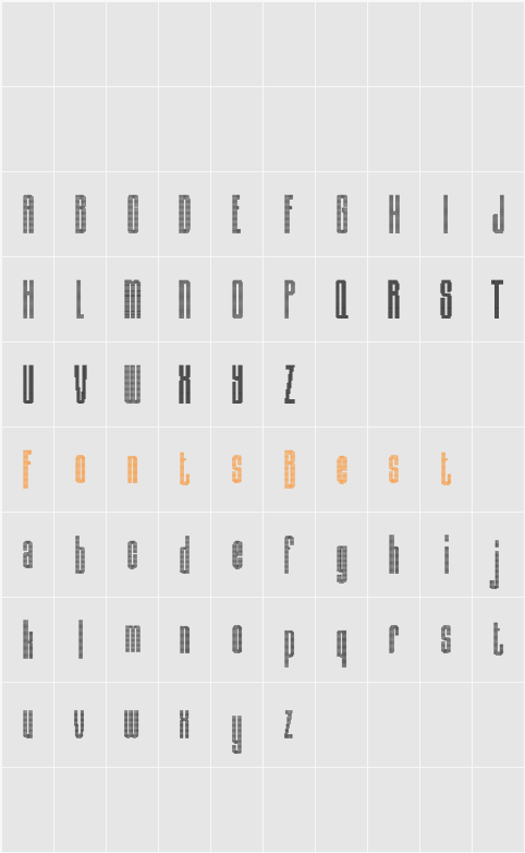 Albercio Disco Demo Character Map