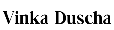 Vinka Duscha Font Image